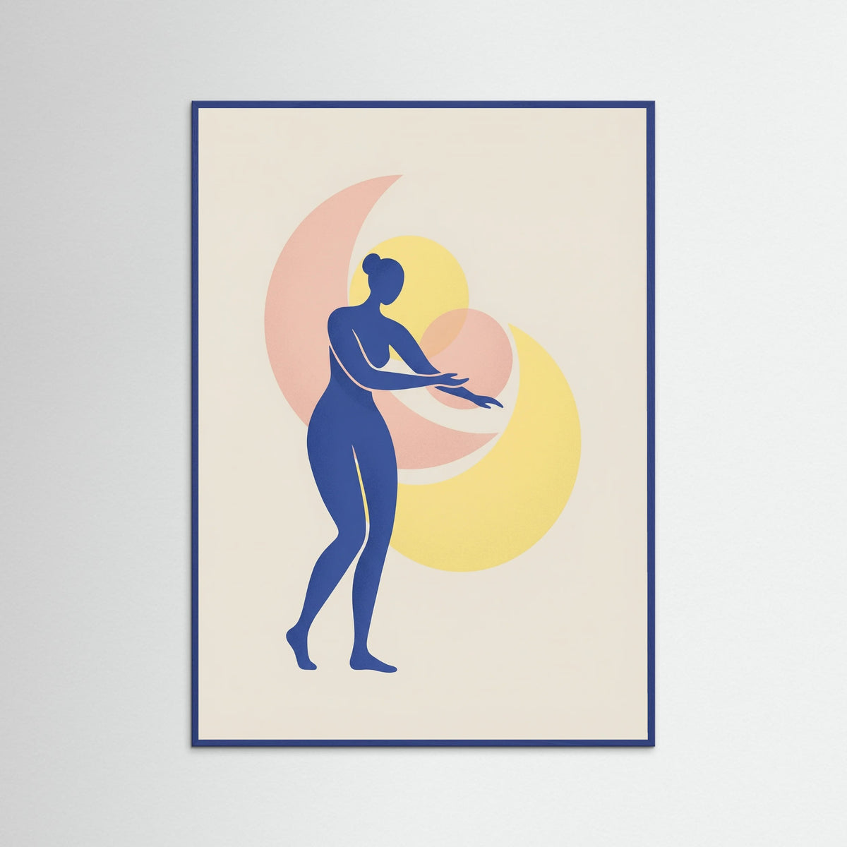 Blue Wood Serene Embrace