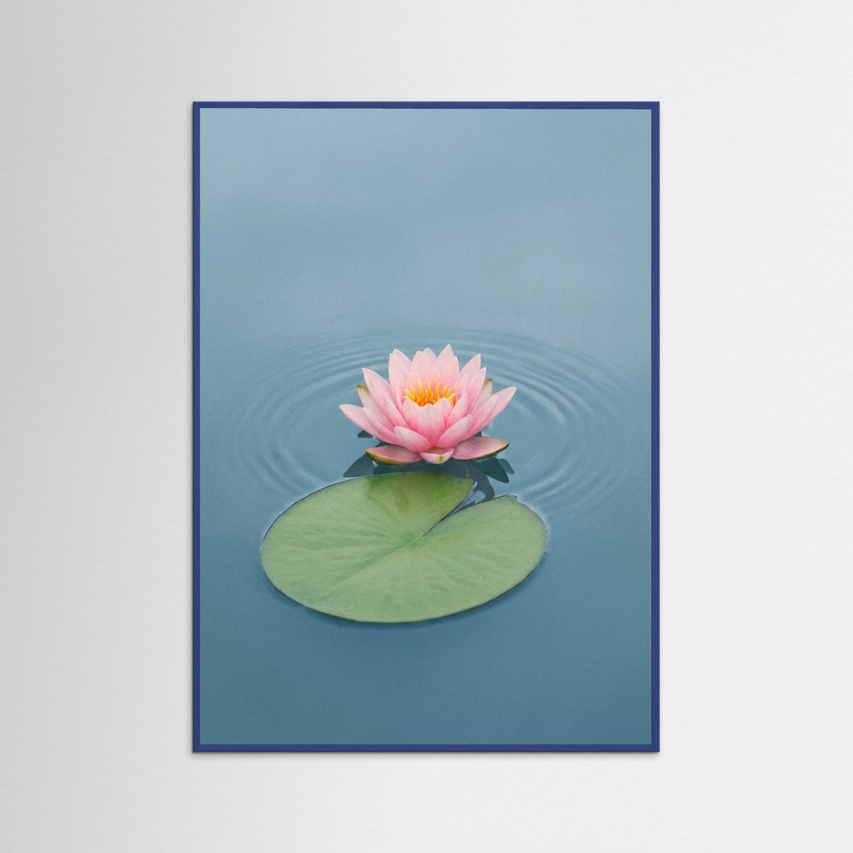 Blue Wood Serene Lotus