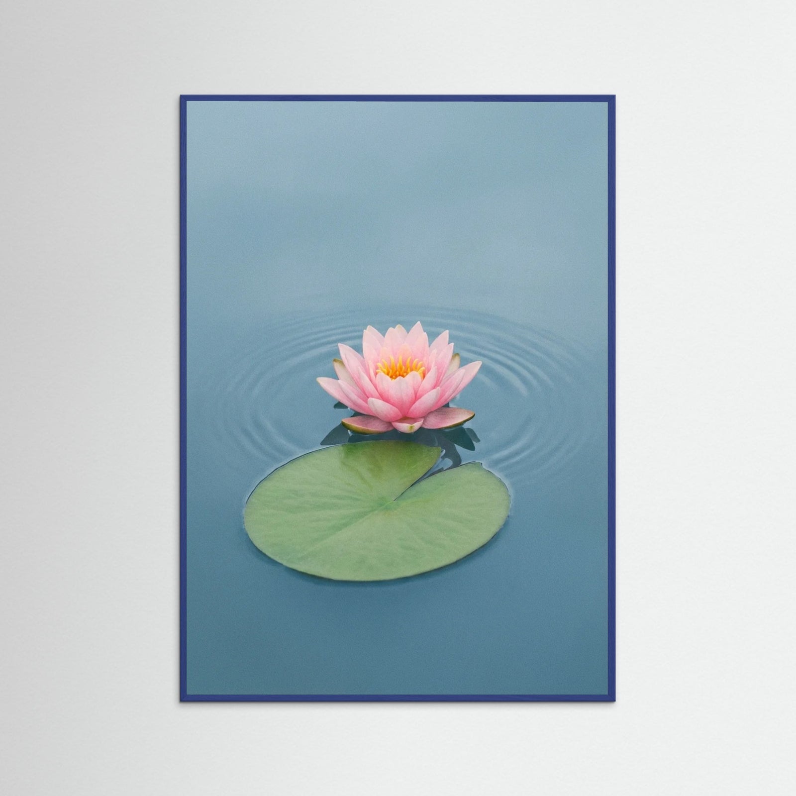 Blue Wood Serene Lotus