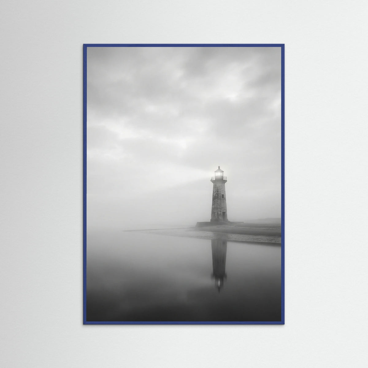 Blue Wood Serene Reflection