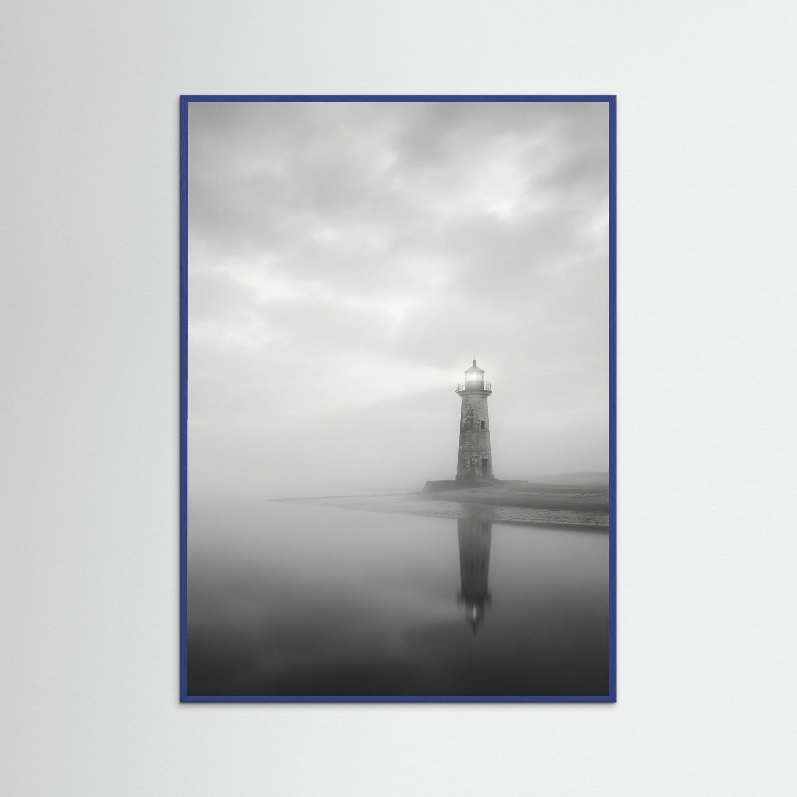 Blue Wood Serene Reflection