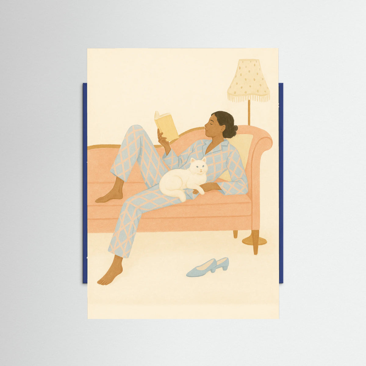 Blue Wood Serene Saturday