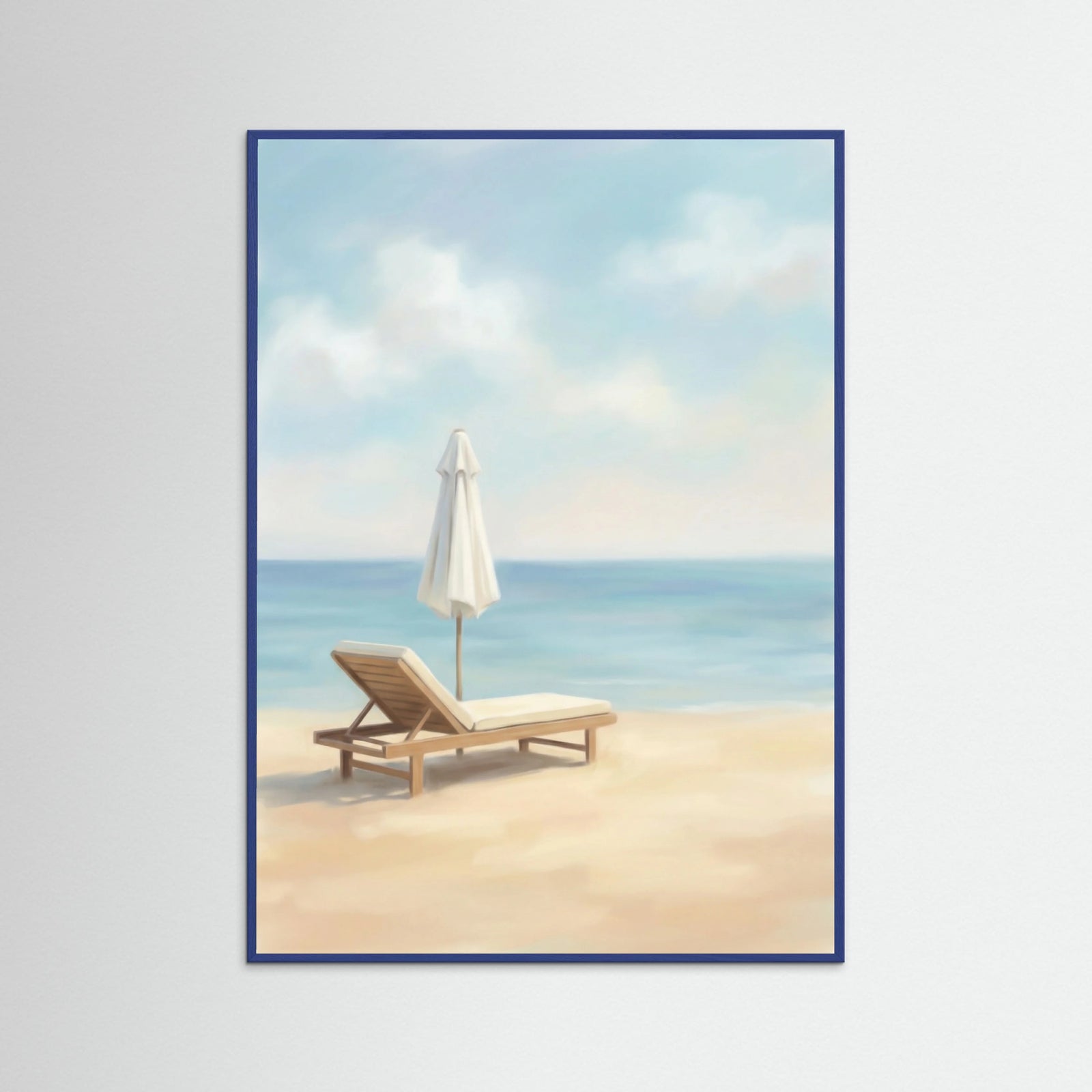 Blue Wood Serene Shore