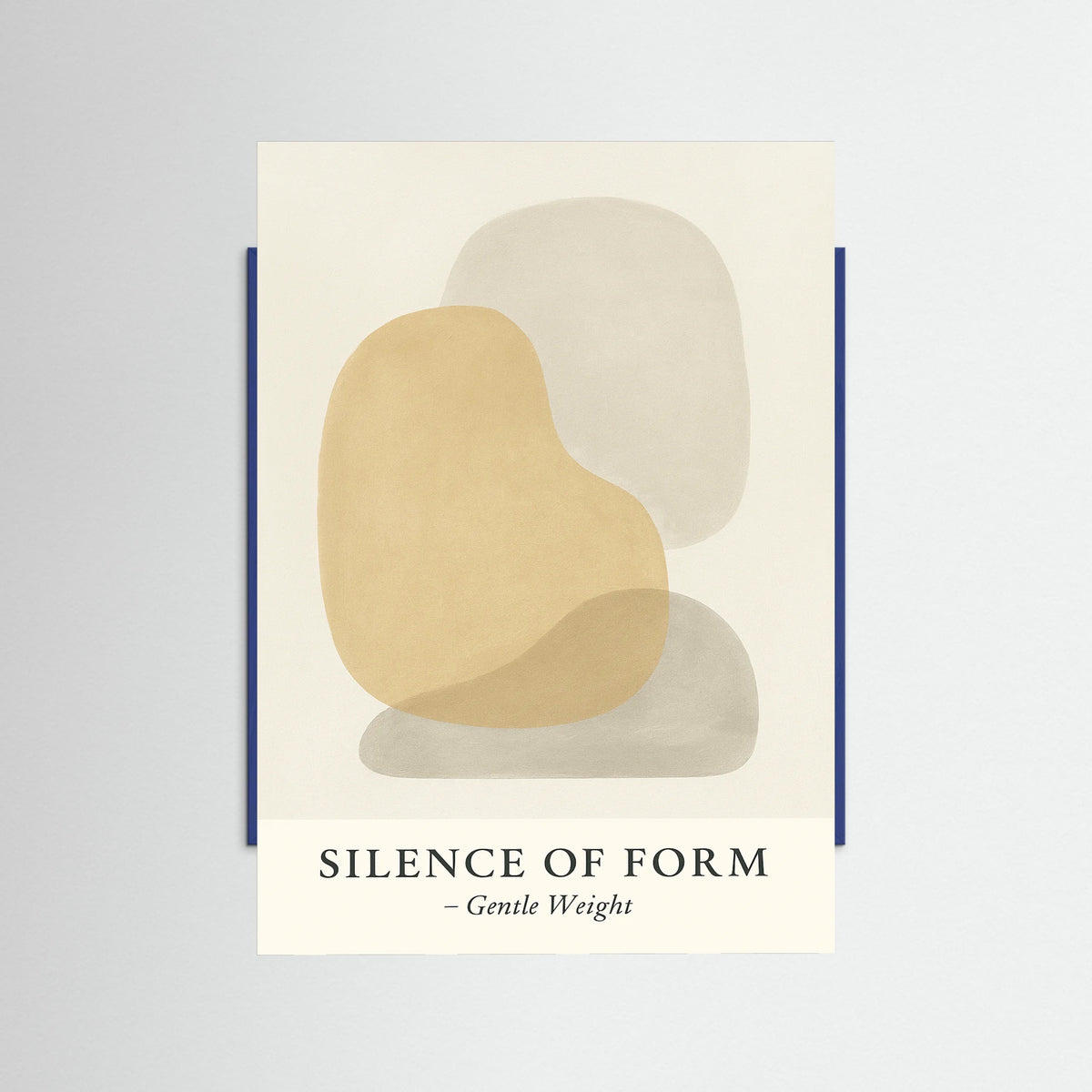 Blue Wood Silence of form