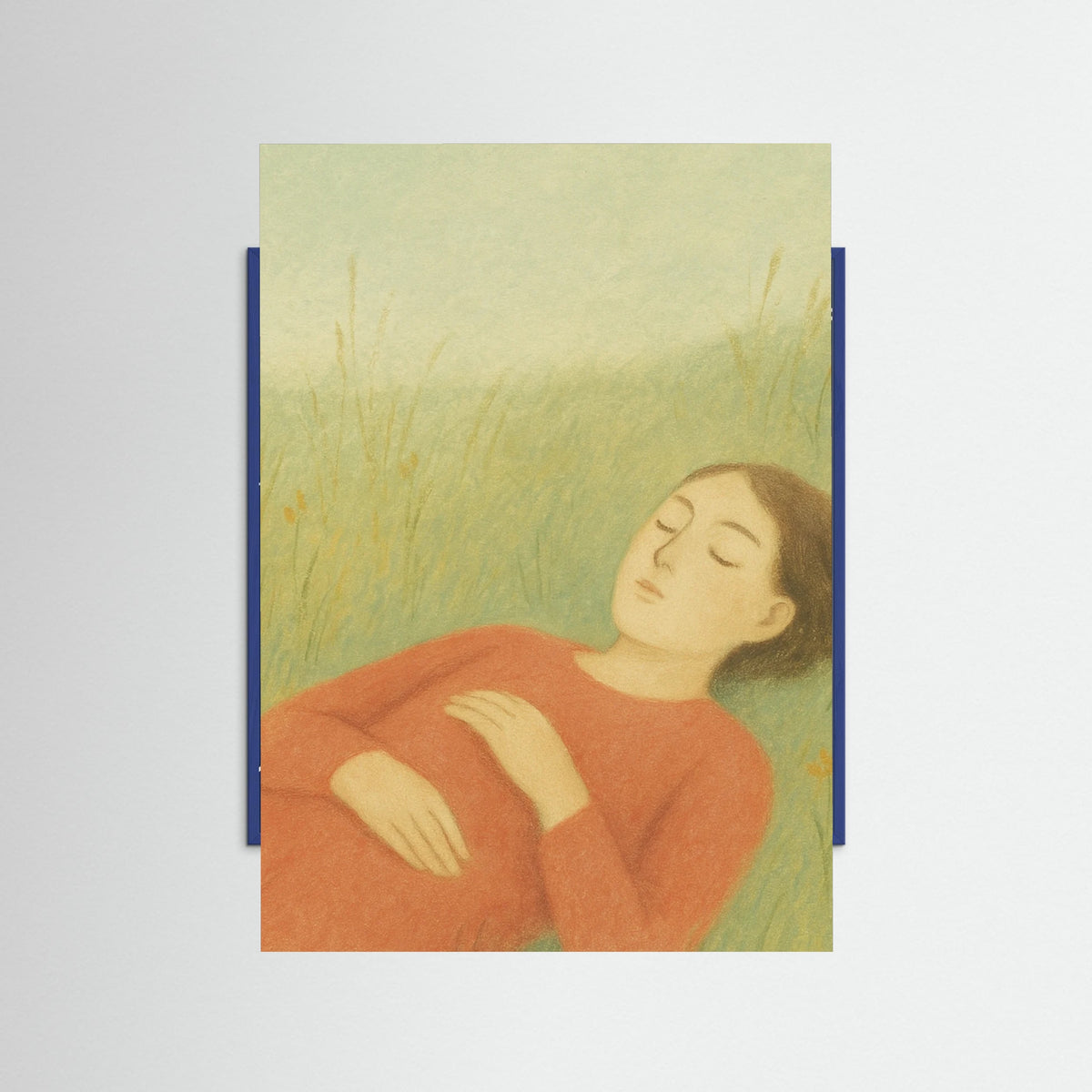 Blue Wood Silent Afternoon