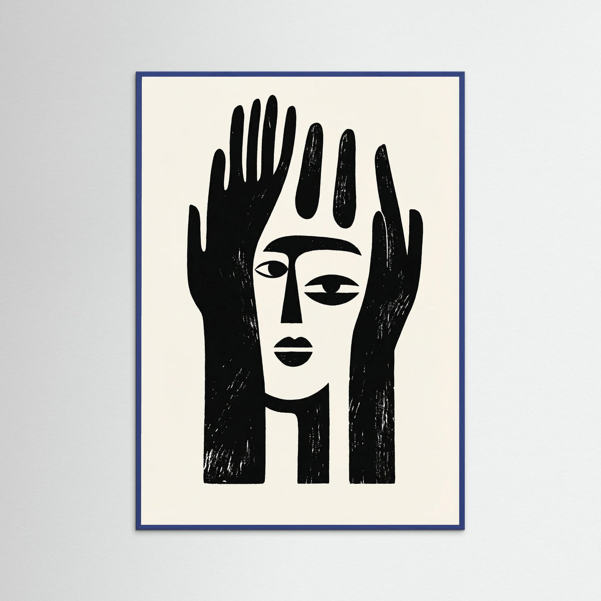 Blue Wood Silent Embrace