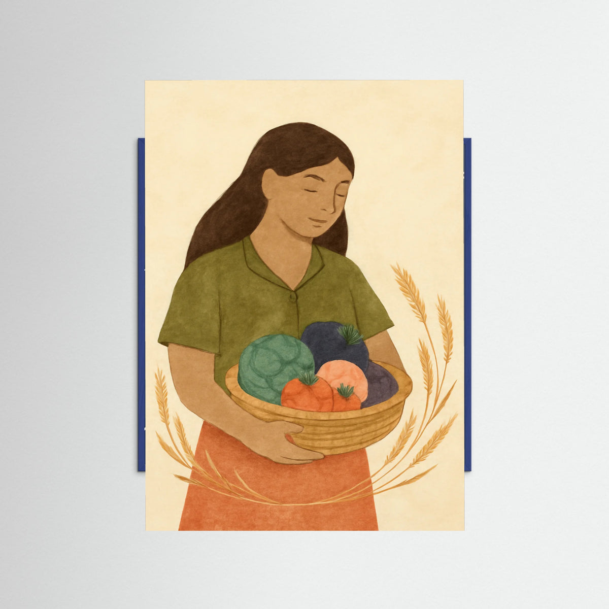 Blue Wood Silent Harvest