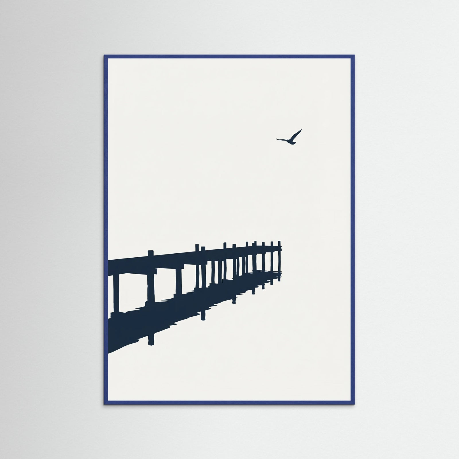 Blue Wood Silent Lake Drift