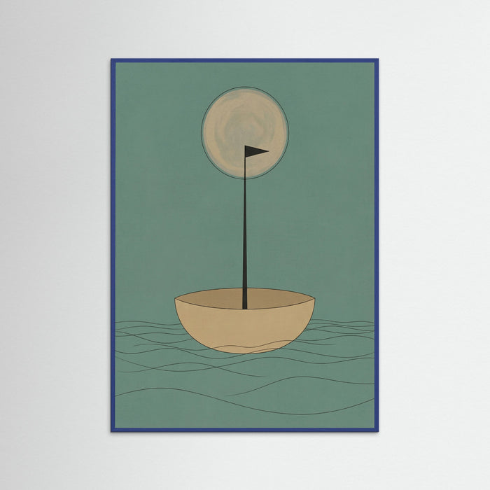Blue Wood Silent Observer