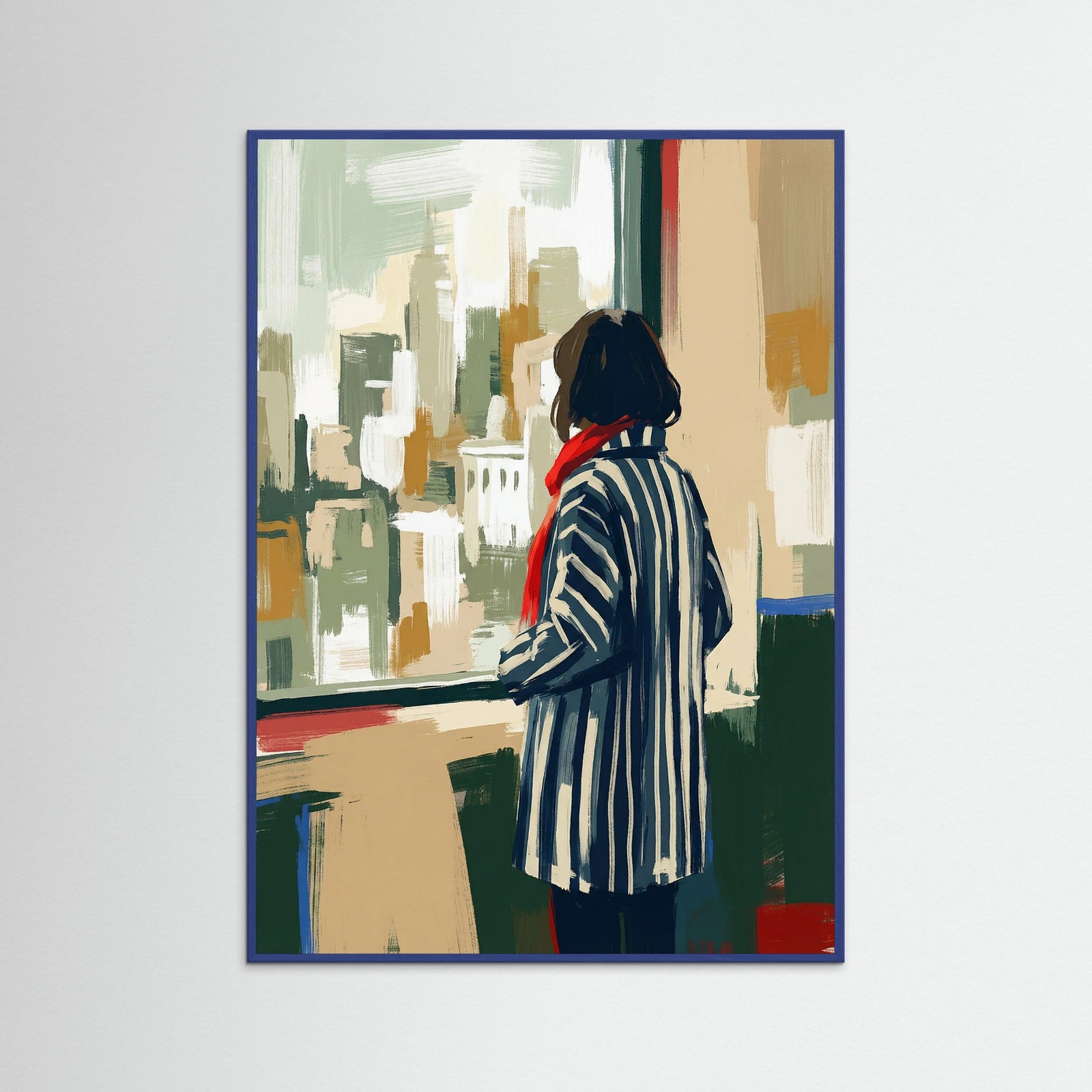 Blue Wood Silent Observer