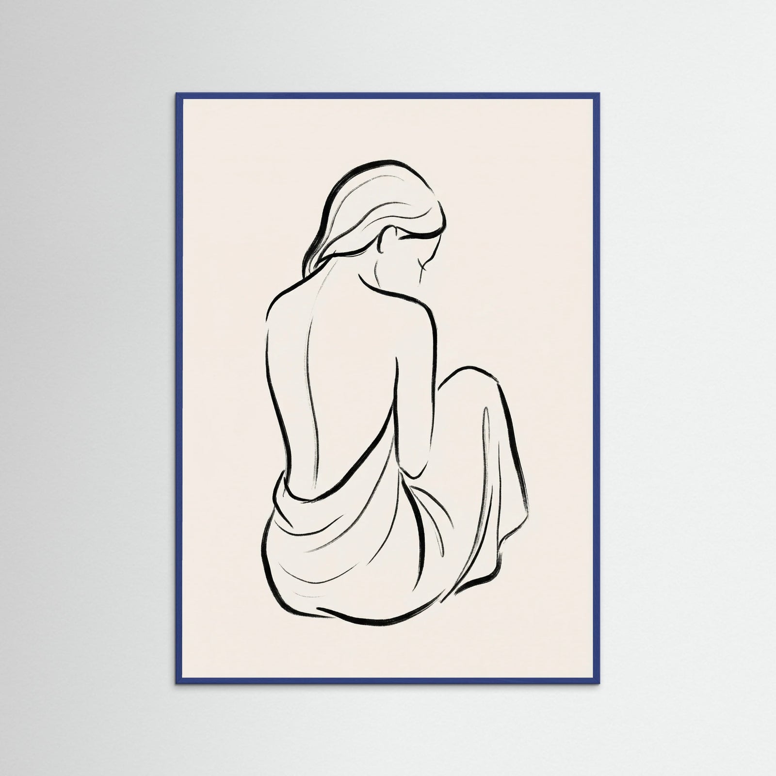 Blue Wood Silent Serenity