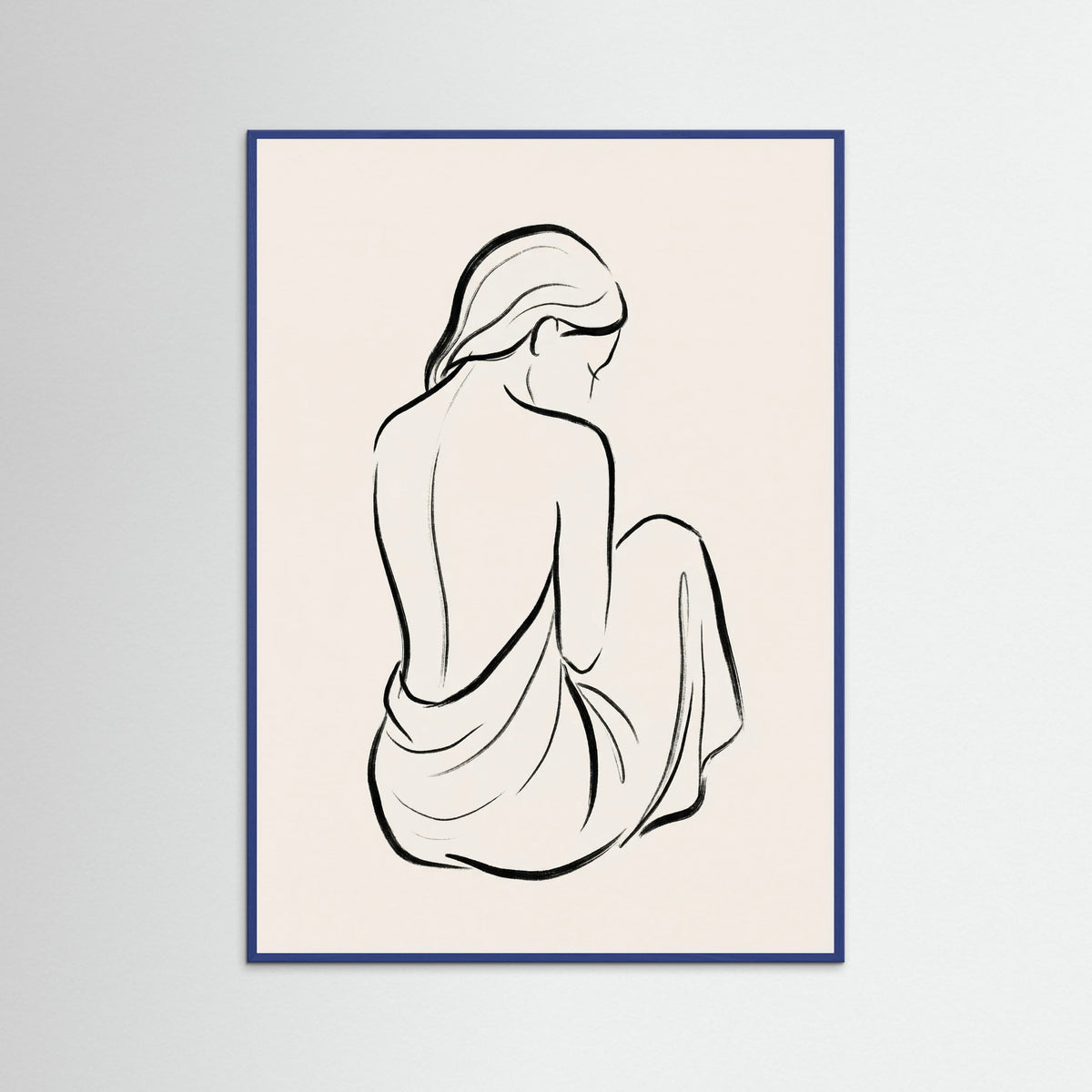 Blue Wood Silent Serenity