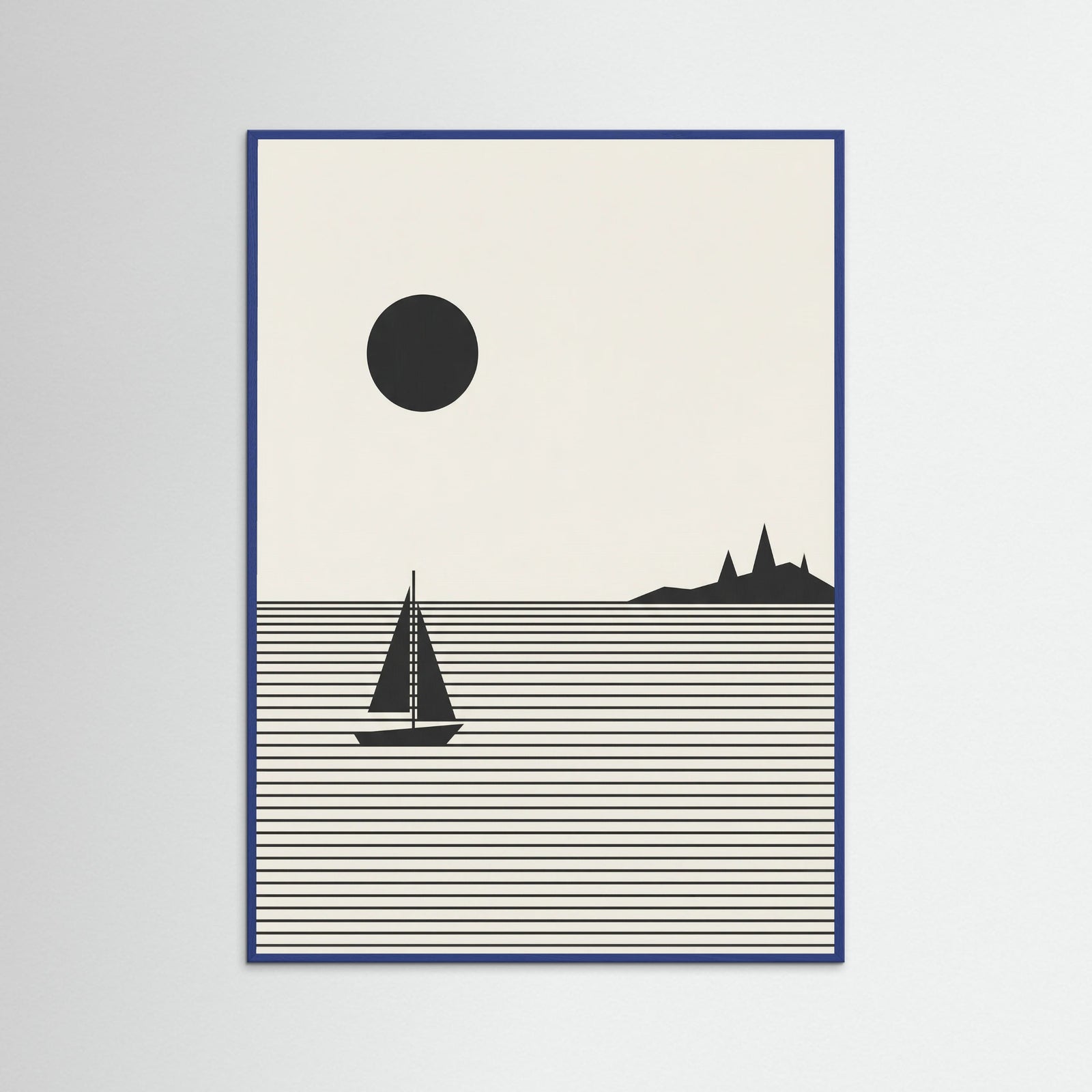 Blue Wood Silent Swim