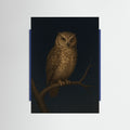 Blue Wood Silent Watcher