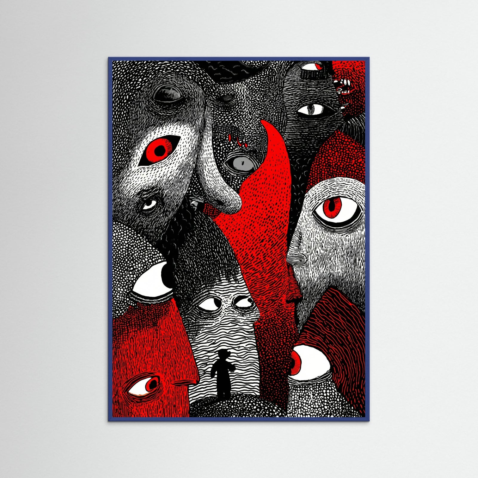 Blue Wood Silent Watchers