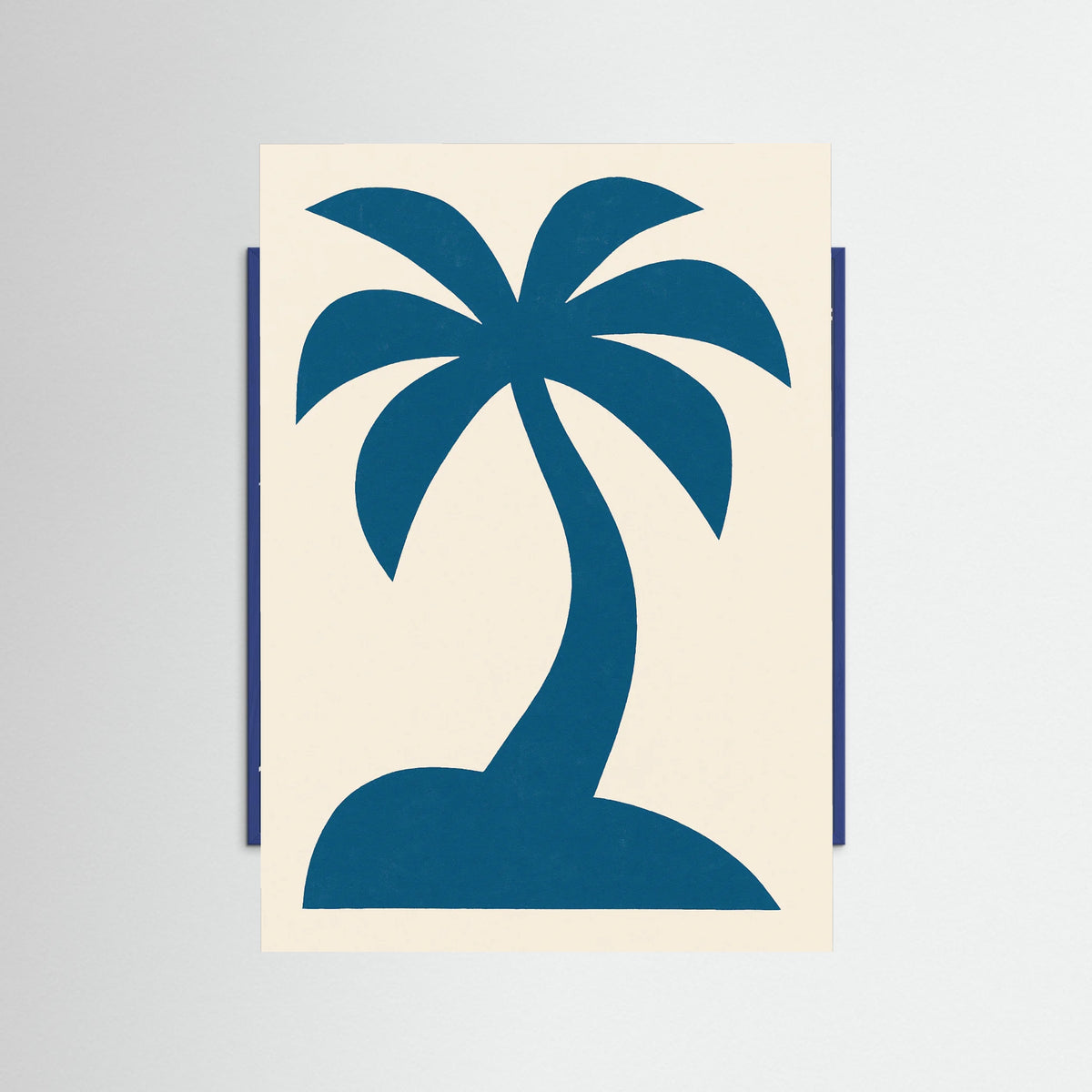 Blue Wood Silhouette Serenity