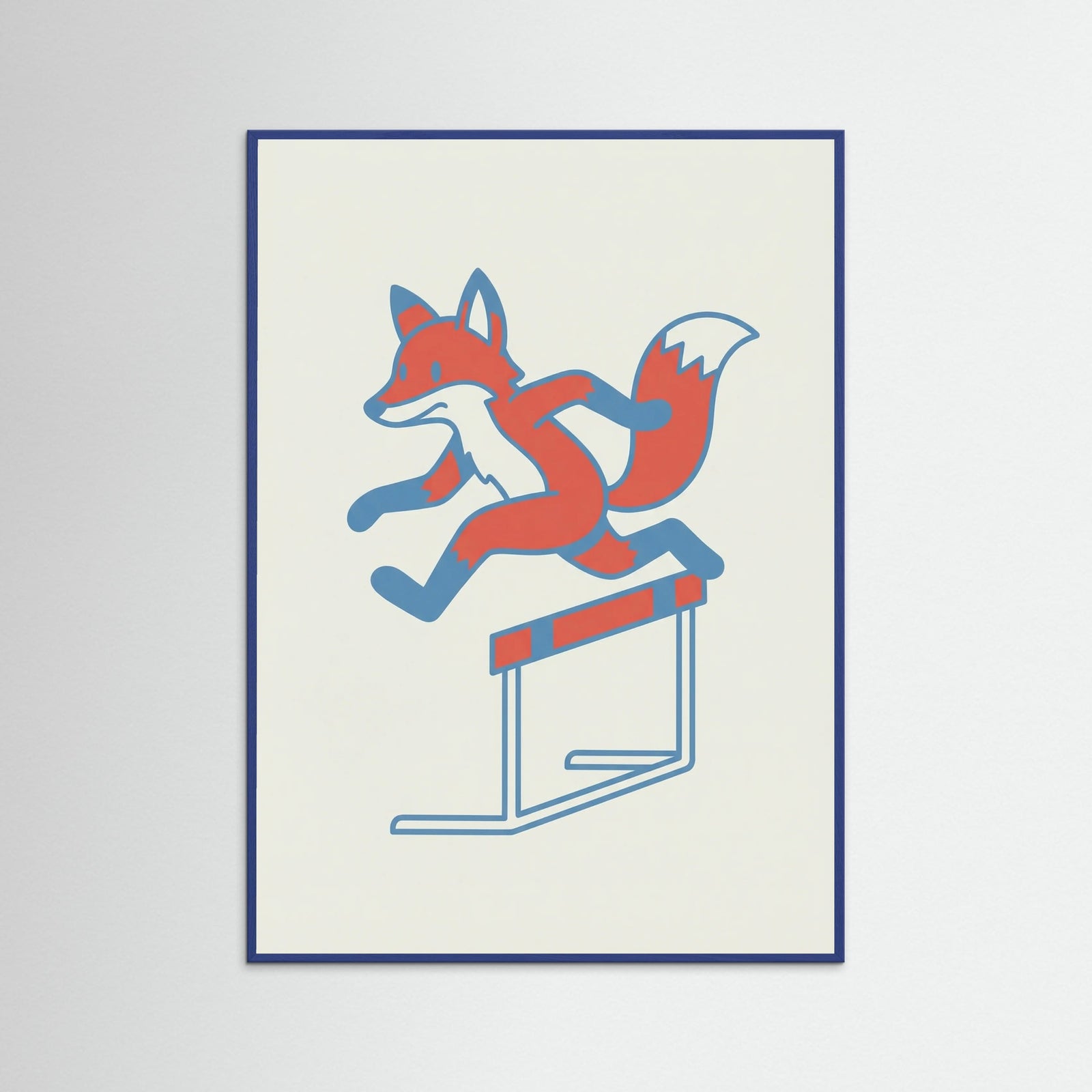 Blue Wood Skater Cat Brave