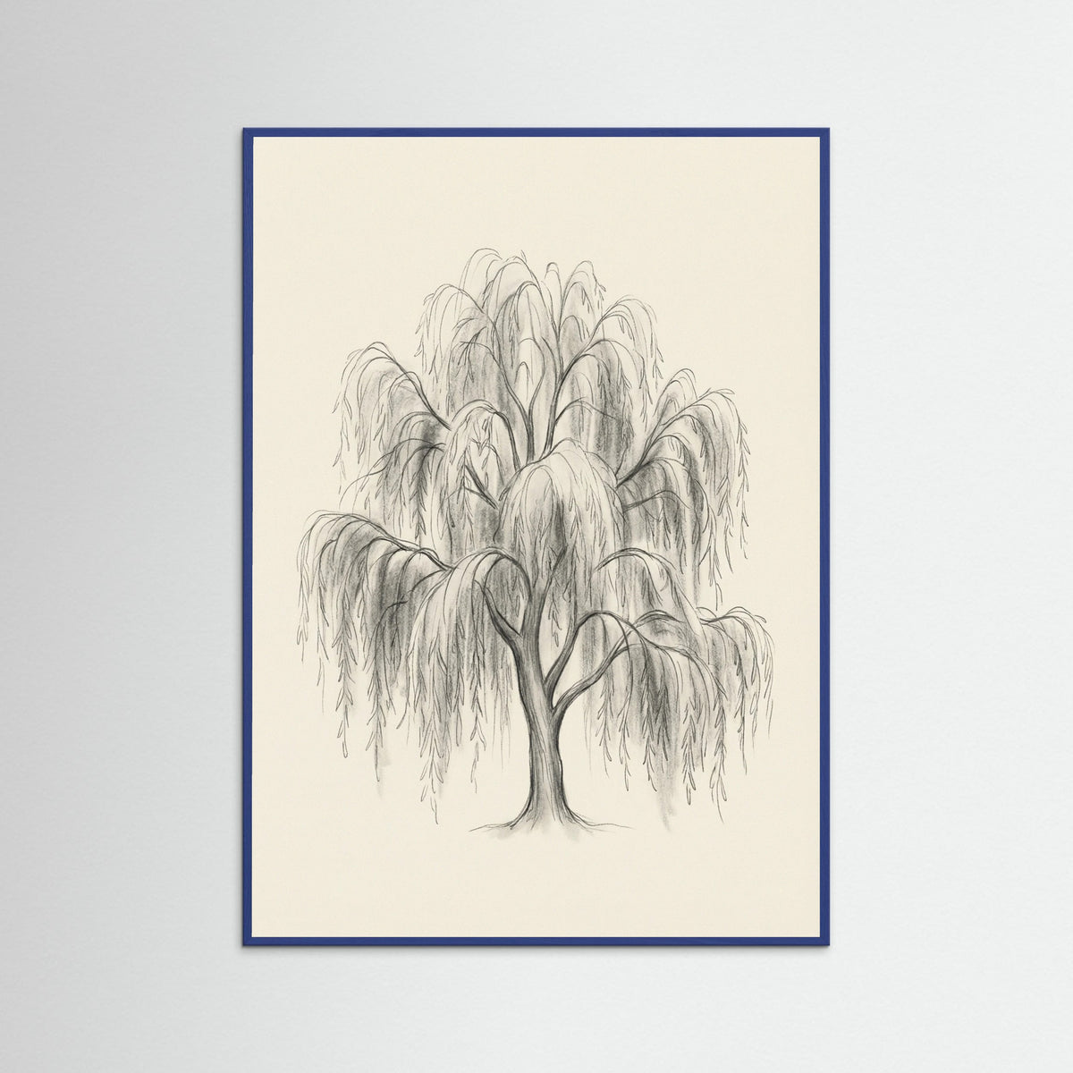 Blue Wood Sketched Sentinels