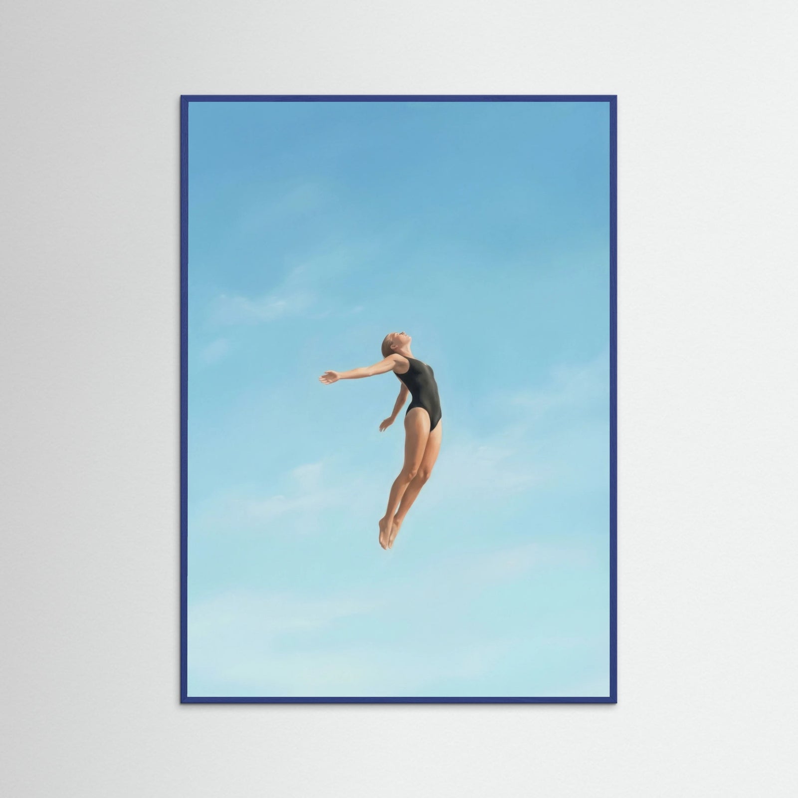 Blue Wood Skyward Dive