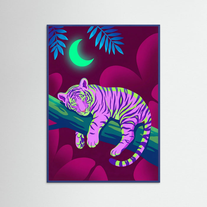 Blue Wood Sleepy Jungle Dream
