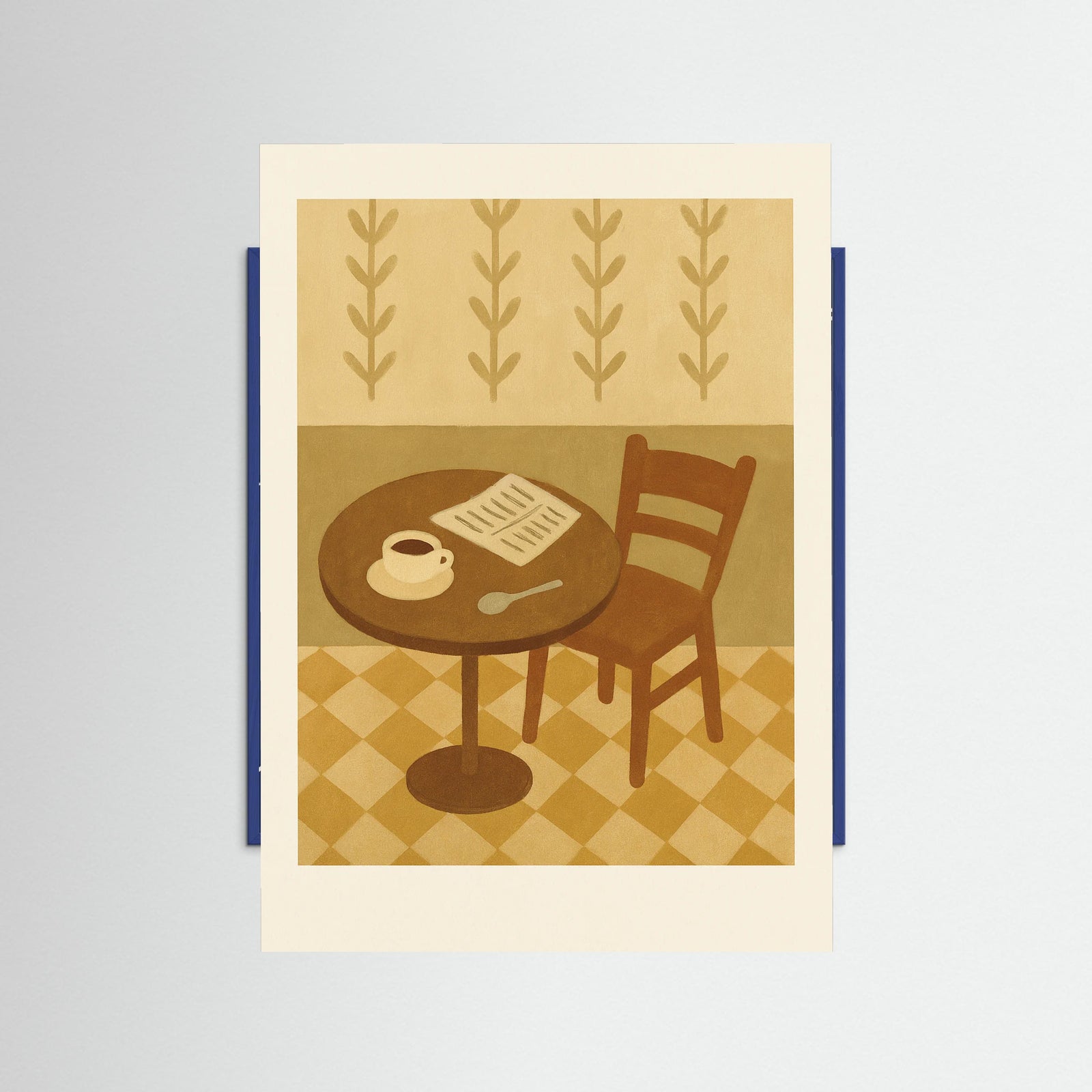 Blue Wood Small Cafe