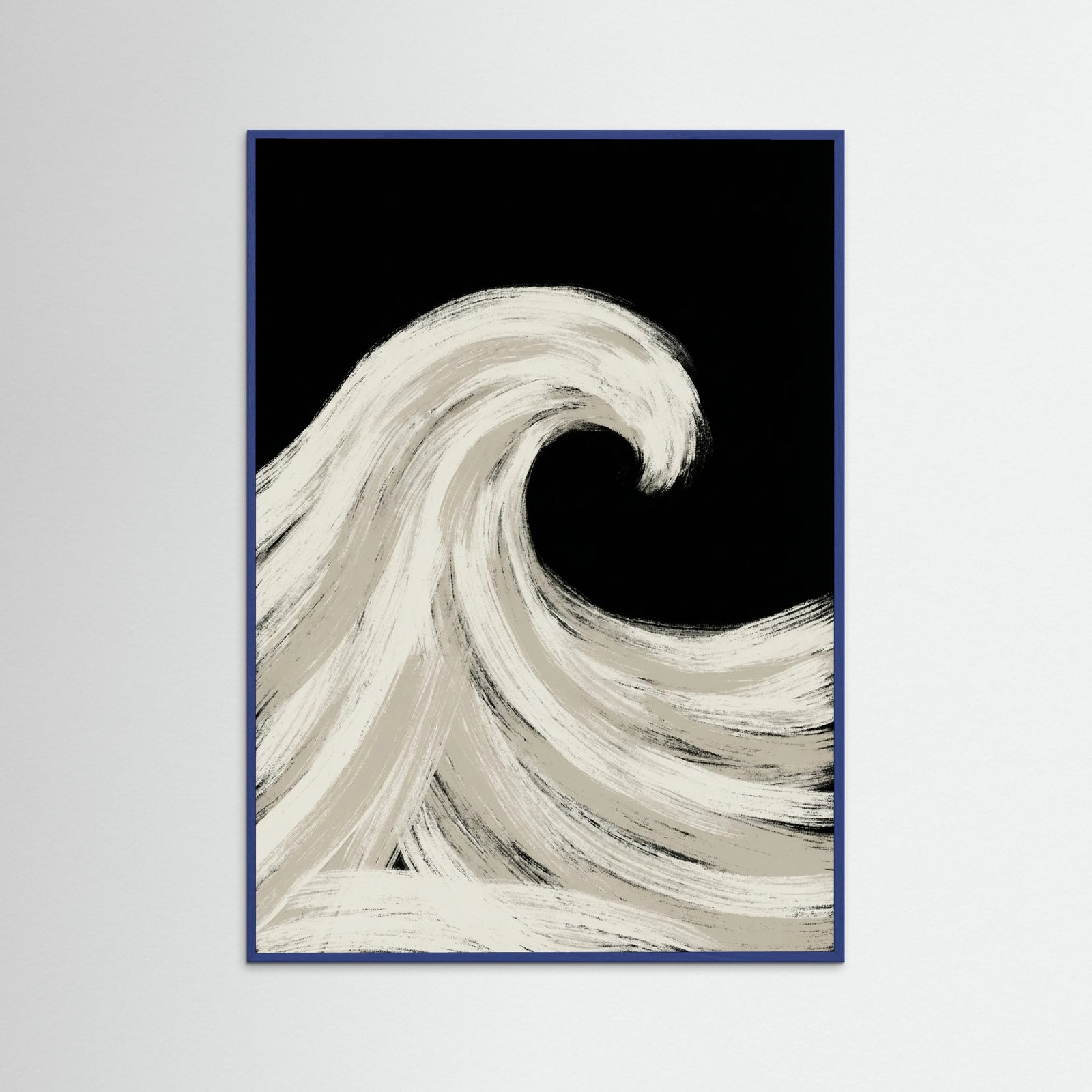 Blue Wood Soaring Silhouette