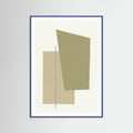 Blue Wood Soft Geometry Arc