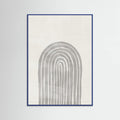 Soft Gray Rainbow Arch Poster – plakat og kunsttryk