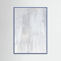Soft Muted Gray Brushstrokes Poster – Poster und Kunstdruck