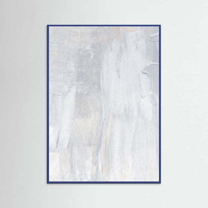 Soft Muted Gray Brushstrokes Poster – Poster und Kunstdruck
