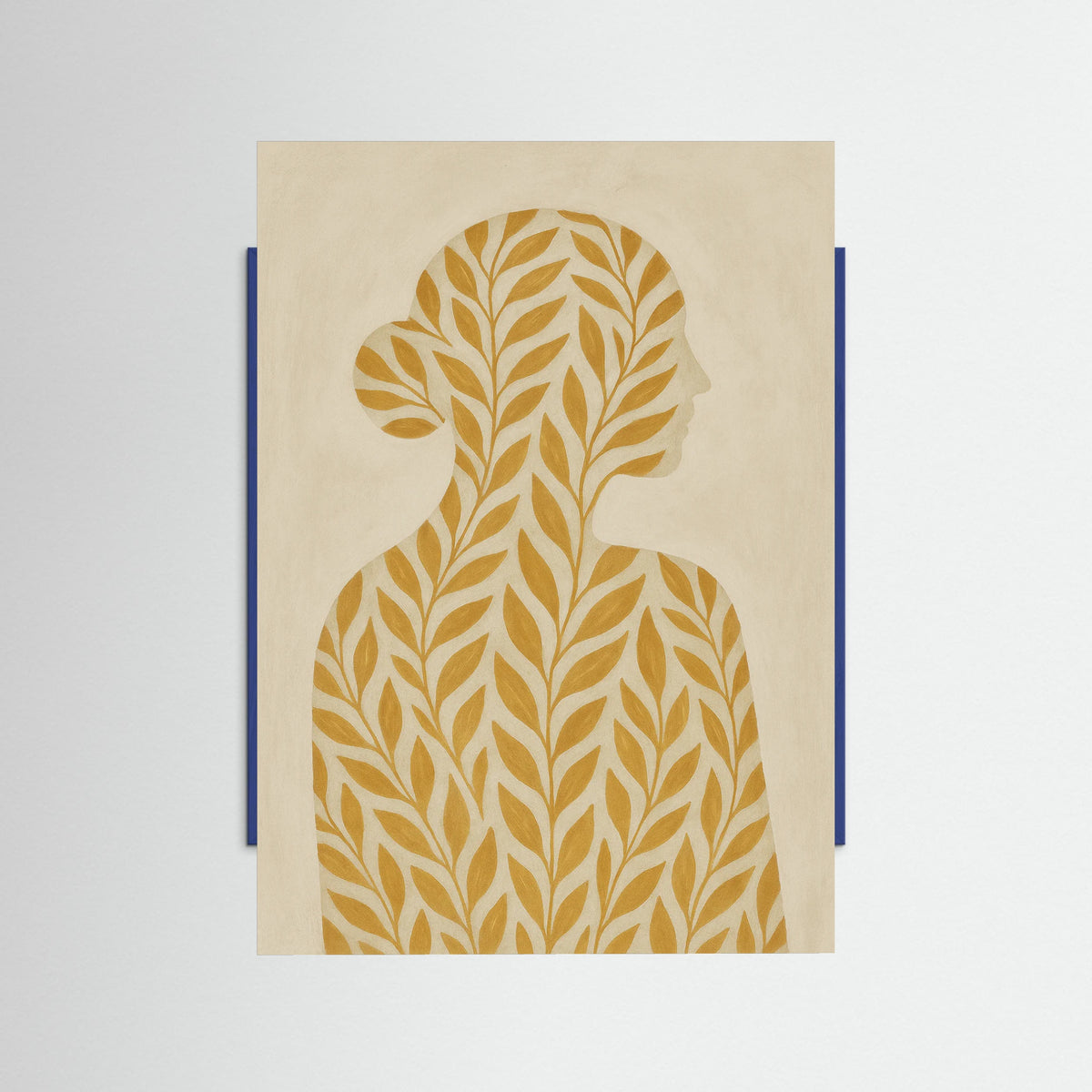 Blue Wood Soft Pattern