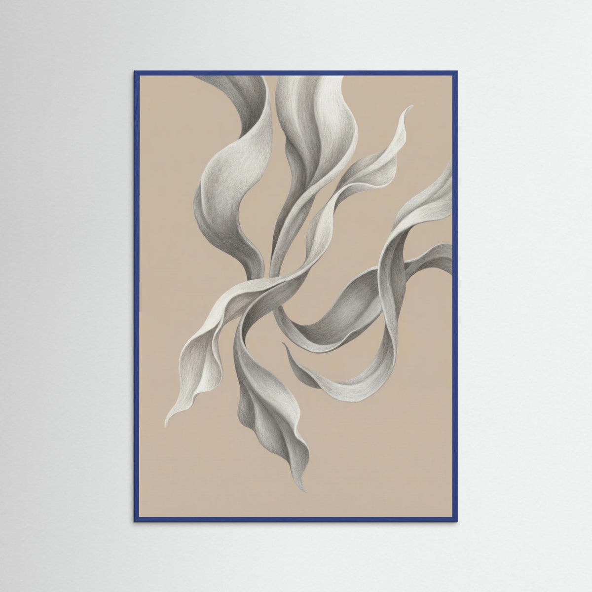 Blue Wood Soft Sculpture