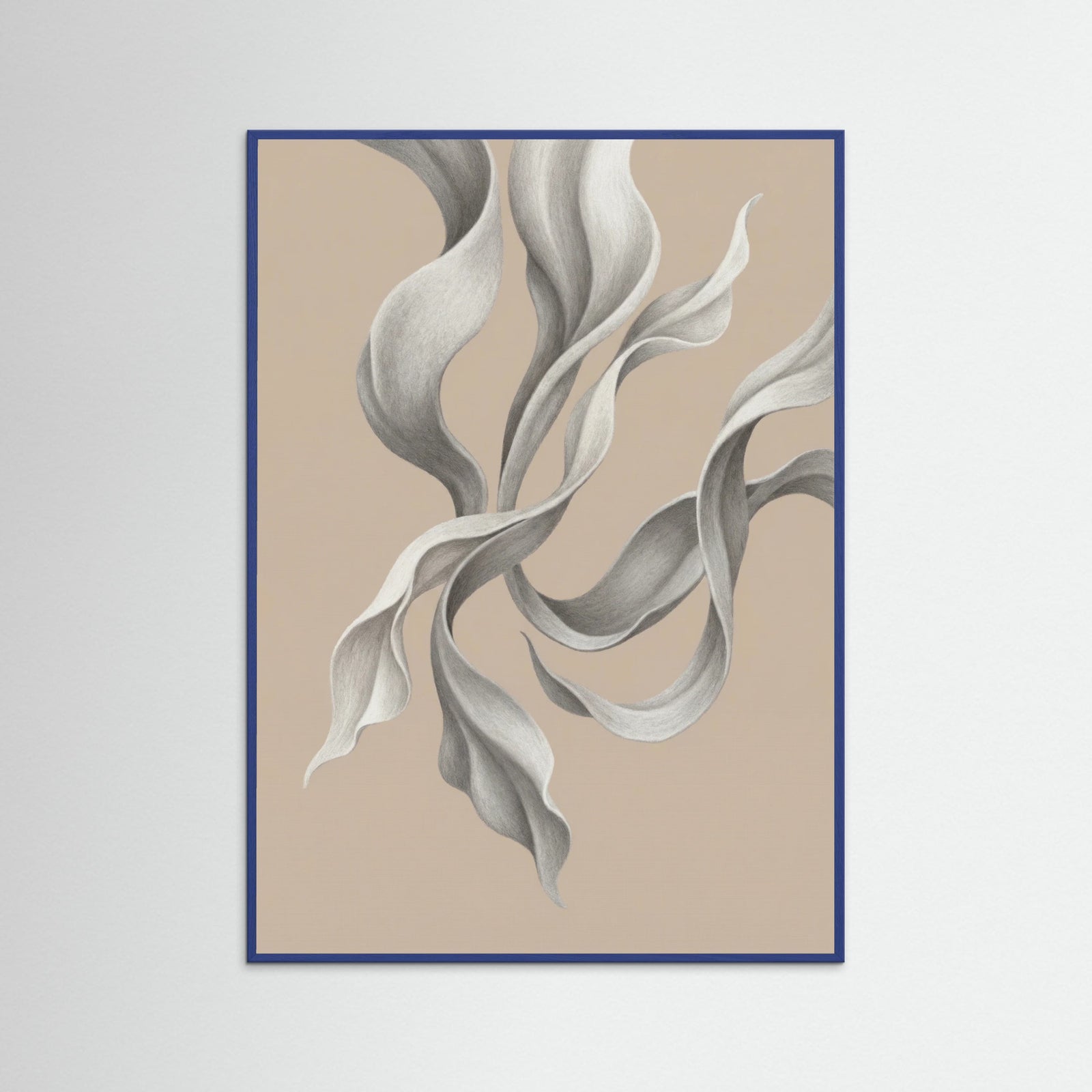 Blue Wood Soft Sculpture