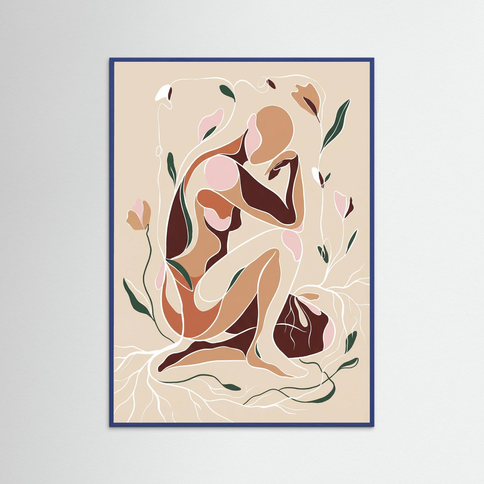 Blue Wood Soulful Embrace