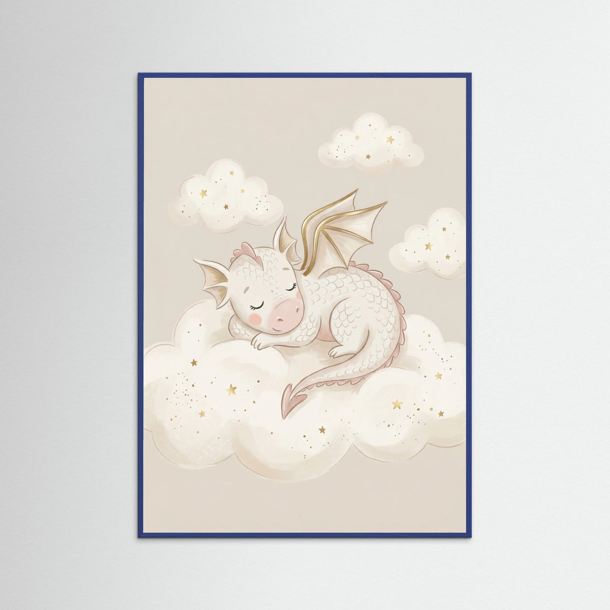 Blue Wood Sparkling Unicorn Dream