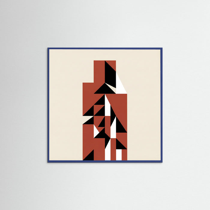 Blue Wood Square Desert Arch