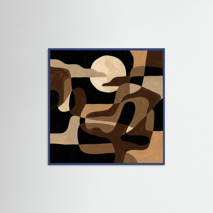 Blue Wood Square Earthen Forms