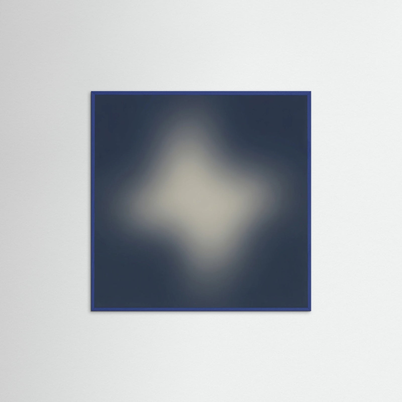 Blue Wood Square Ethereal Blur