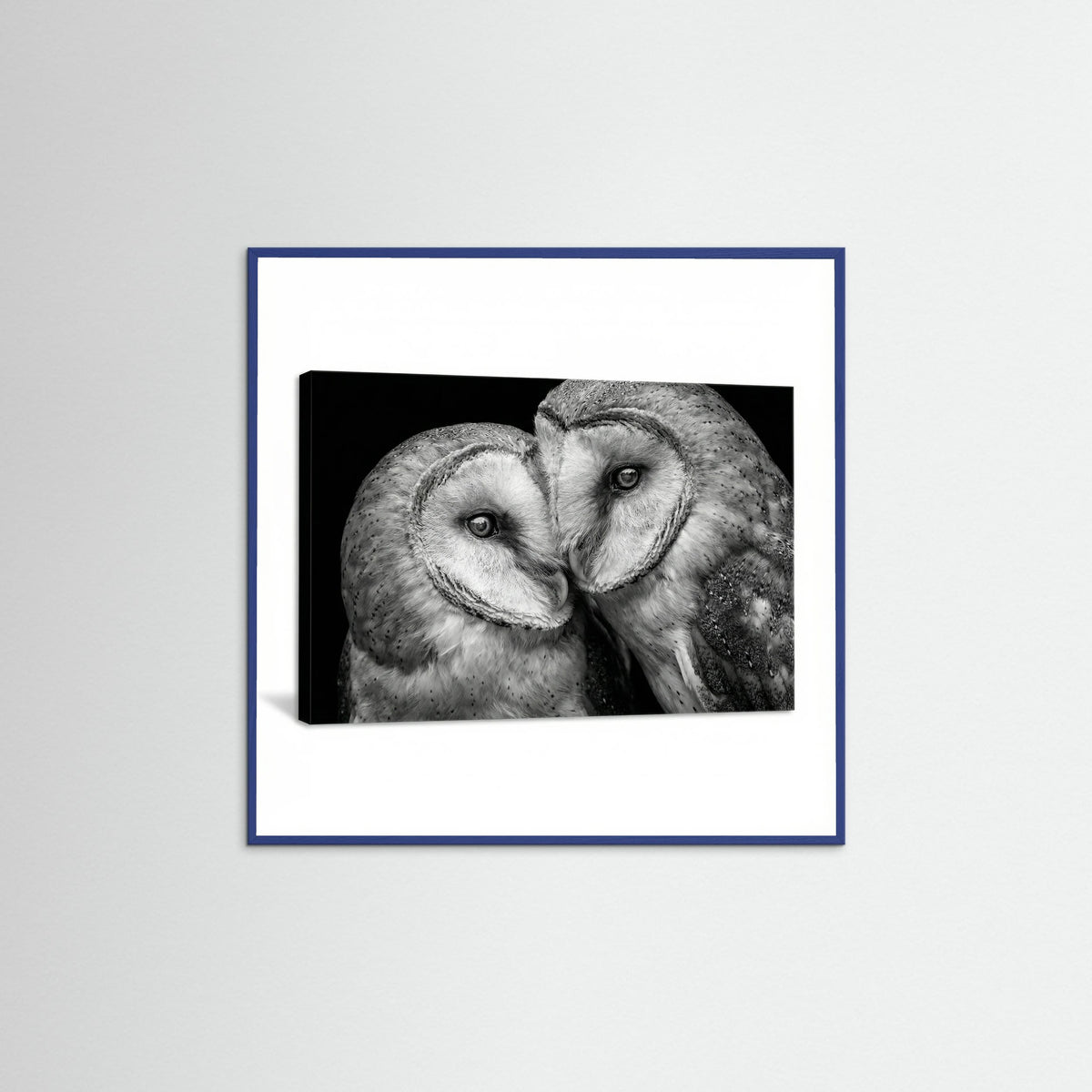 Blue Wood Square Feathered Connection
