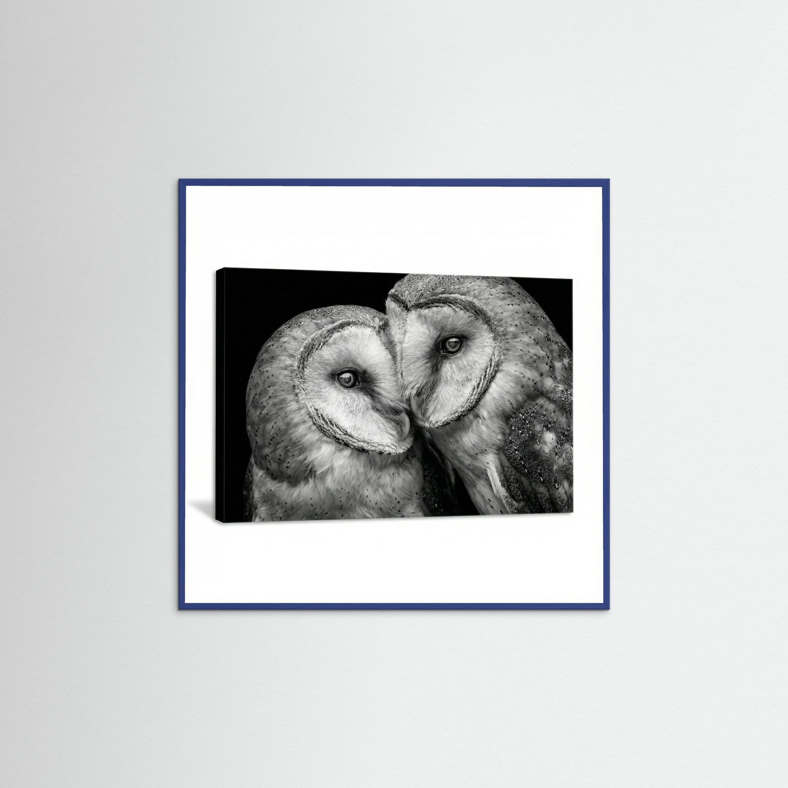 Blue Wood Square Feathered Connection