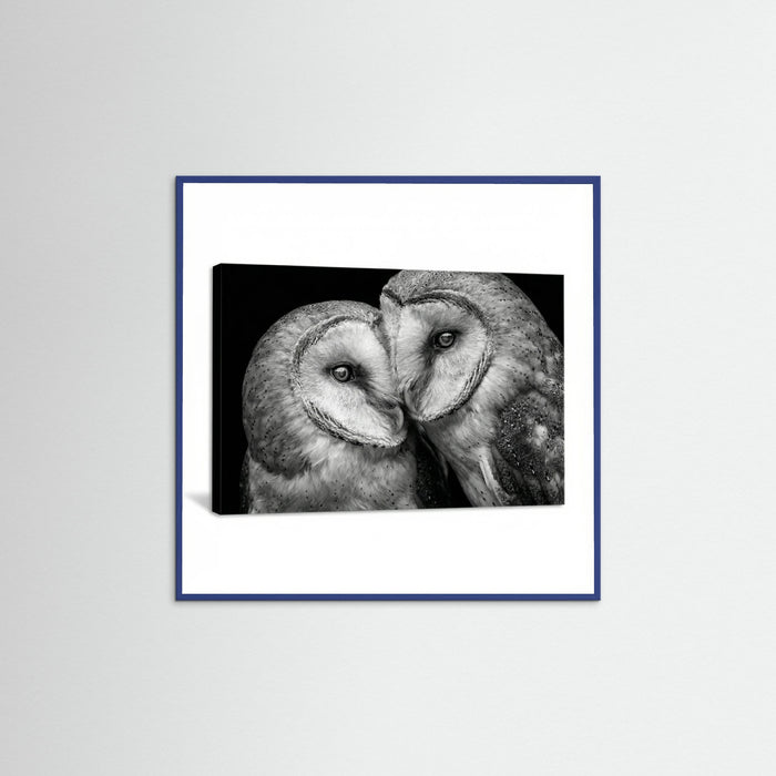 Blue Wood Square Feathered Connection