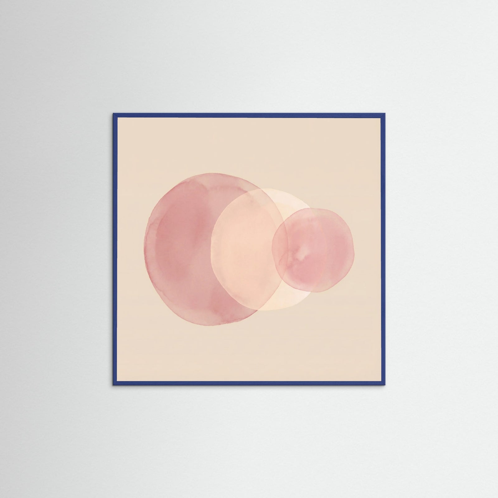 Blue Wood Square Gentle Presence