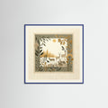 Blue Wood Square Gentle Spirit