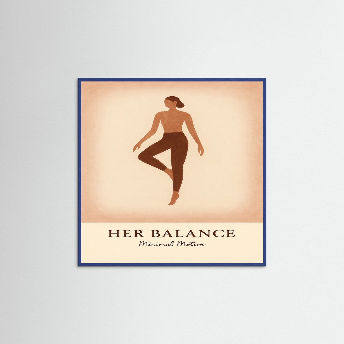 Blue Wood Square Her balance