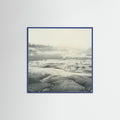 Blue Wood Square Muted Tides