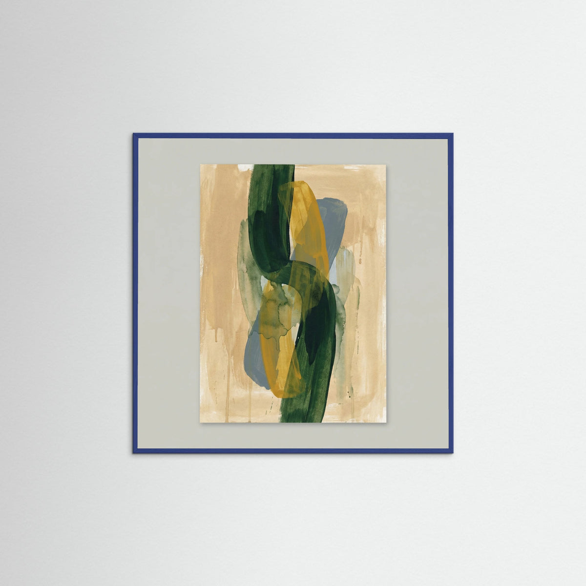 Blue Wood Square Organic Balance