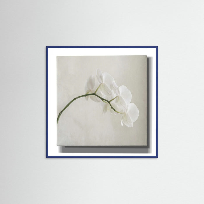 Blue Wood Square Quiet Bloom