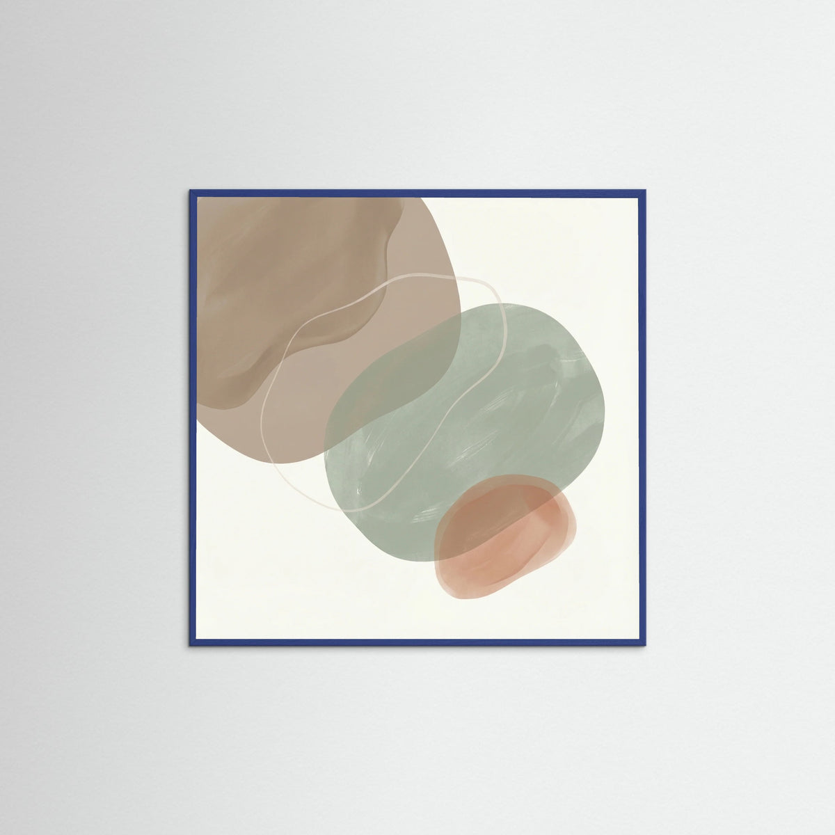 Blue Wood Square Soft Intersections