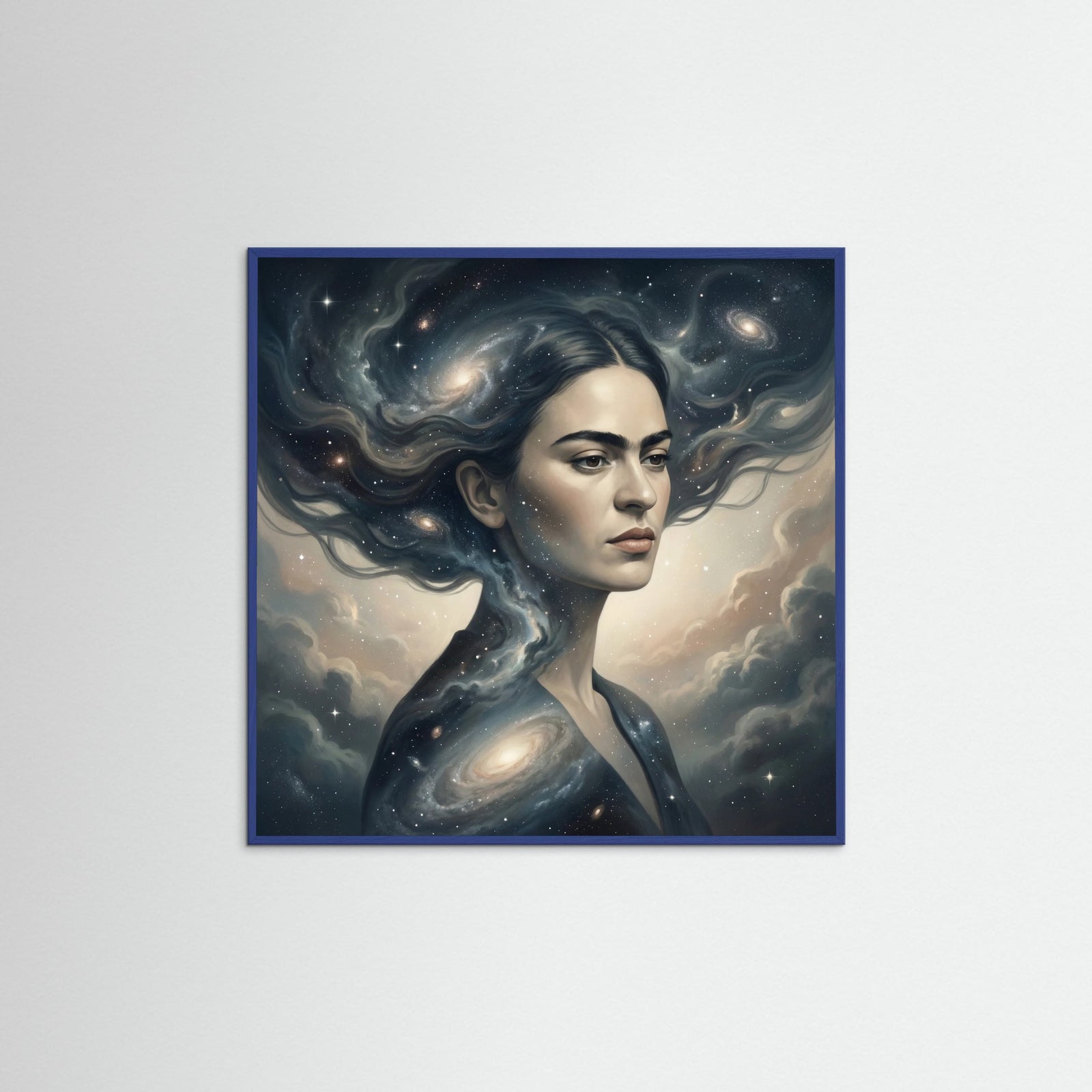 Blue Wood Square Submerged Muse
