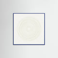 Blue Wood Square Subtle Rhythm